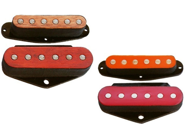 Handmade in the UK: Spotlight (left) and Dragonfly (right) pickups